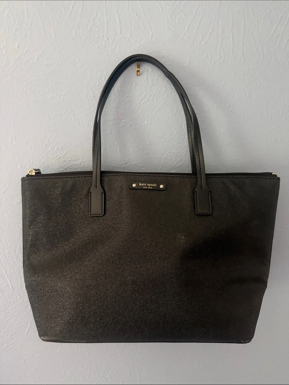 Kate Spade Glitter Black Handbag